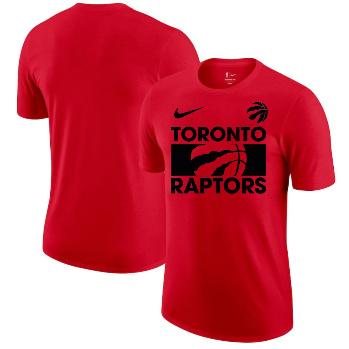 Men 2025 NBA Toronto Raptors Red Nike T shirts style 1->nba t-shirts->Sports Accessory